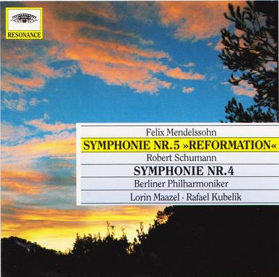 CD МЕНДЕЛЬСОН / ШУМАН - Симф. 5 / 4: Маазель, Кубелик 4450192 Deutsche Grammo Германия Классика Б/У