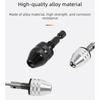 0.3-3.6mm Quick Change Drill Attachment Hex Shank Chuck Conversion Tool  Auto Repair