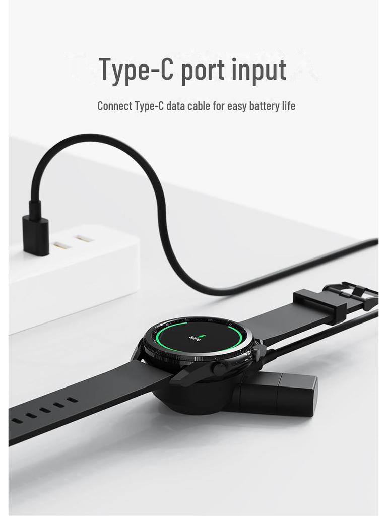 Портативная USB-подставка для зарядки Samsung Galaxy Watch 7/6/5/4/Active2