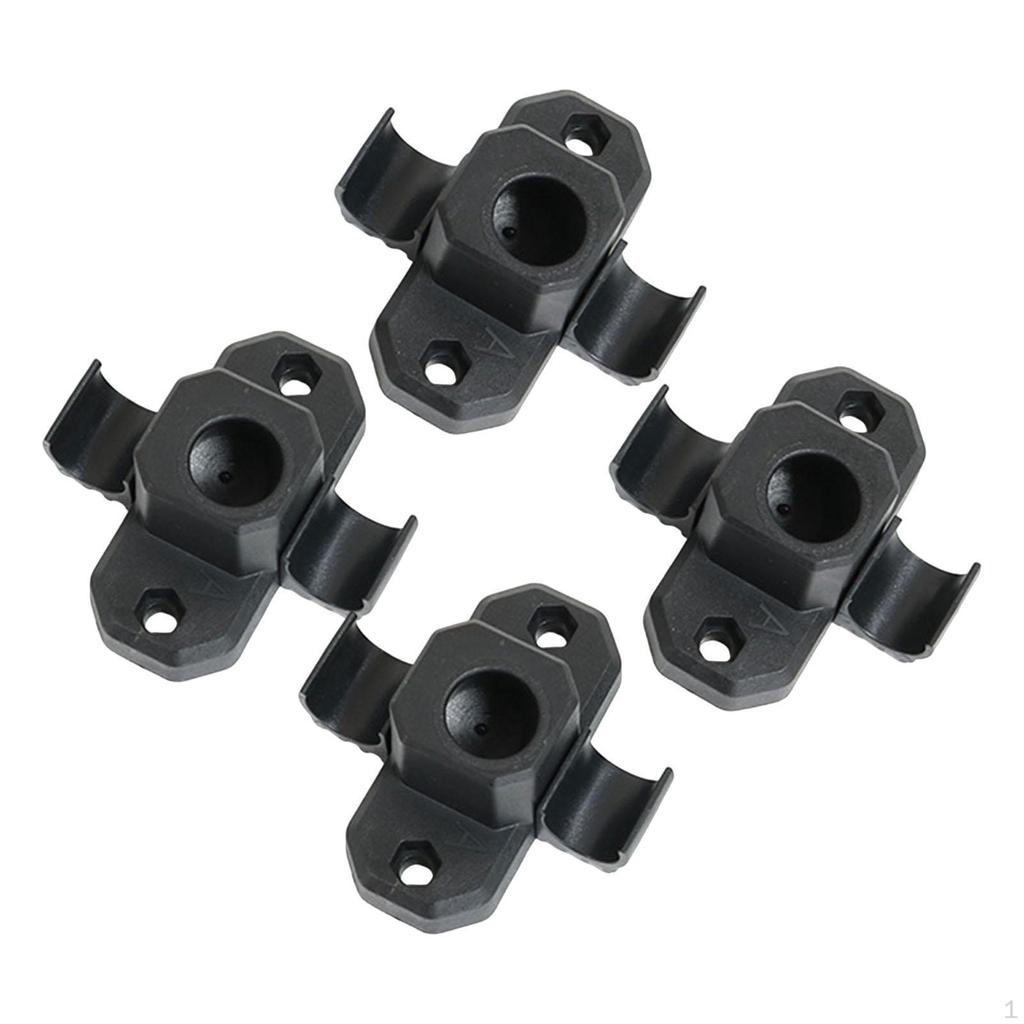4 Pieces Attachment Camping Table Leg Connector for Stools Folding Tables Noslip
