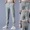 Ice Silk Men's Pants Business Casual Pants Outdoor Elastic Breathable Straight Leg Sweatpants