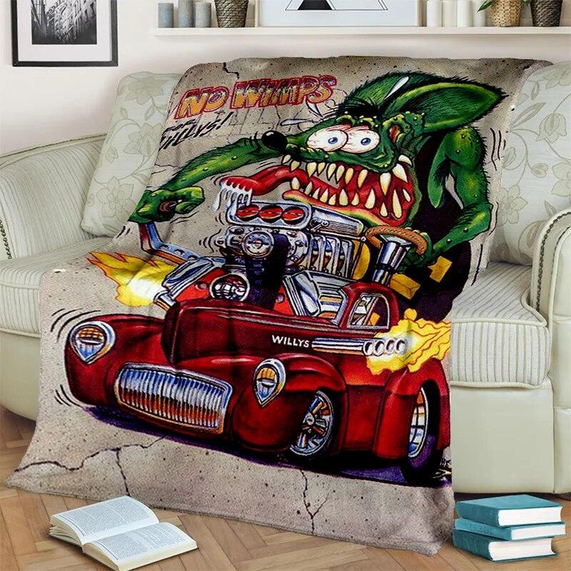 Забавное одеяло с изображением крысы Финка, мягкое одеяло для дома, спальни, кровати, дивана, пикника, путешествия, офиса, покрывало для отдыха, детское одеяло