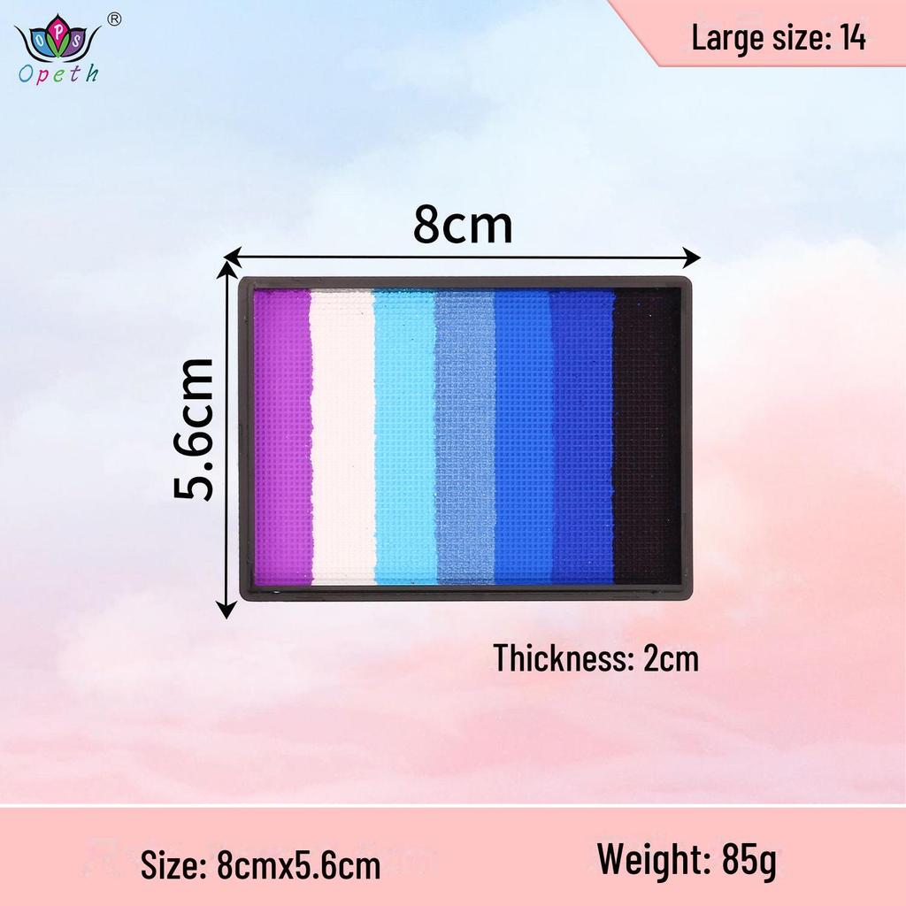 Водорастворимая радужная краска для лица для детей