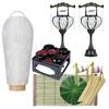 Hasegawa Buddhist Altar Set, Gifu Lantern, Hatsubon Set, Hatsubon Decorations, New Bon Set, Bon Lantern, White Lantern, Bon Festival Lantern, Makomo
