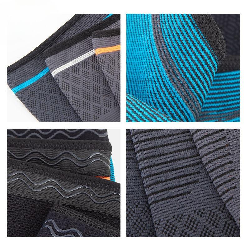 Knitted Sports Knee Pads Running Basketball Cycling Fitness Non Slip Men's and Women's Breathable Warm Nylon Knee Pads