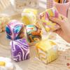 7cm Cheese Pinch Super Soft Slow Rebound Fidget Toy Cheese Stress Ball  Home Decoration