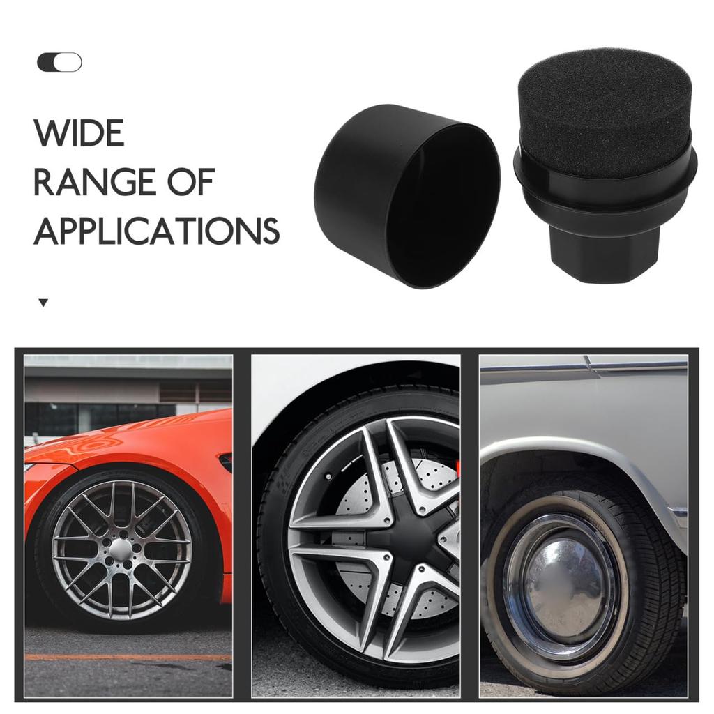 GLEAVI Щетка для блеска шин с аппликатором Ручной дизайн Аппликатор для средства для блеска шин Аппликатор для воска для шин Губка Губка высокой плотности, Пад,