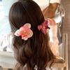 Pink Orchid Flower Hair Clip Hair Accessories Bohemia Barrette Sweet Sweet Hairpin Bridal