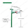 Yinggao Outdoor Training Basketball Hoop
