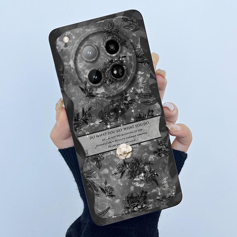 Чехол для телефона Infinix Zero 40 4G 5G X6861 X6860 Чехол Модный Простота Масляная живопись Цветочный Мягкий силиконовый корпус Zero40 Fundas