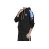 Adidas Originals American Vintage Three-Stripe Color Block Long Sleeve Hoodie Men Hoodies Black GJ0560