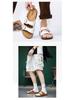 Мужские сандалии Birkenstock с двумя пряжками и открытым носом - Летняя повседневная уличная обувь Шлепанцы
