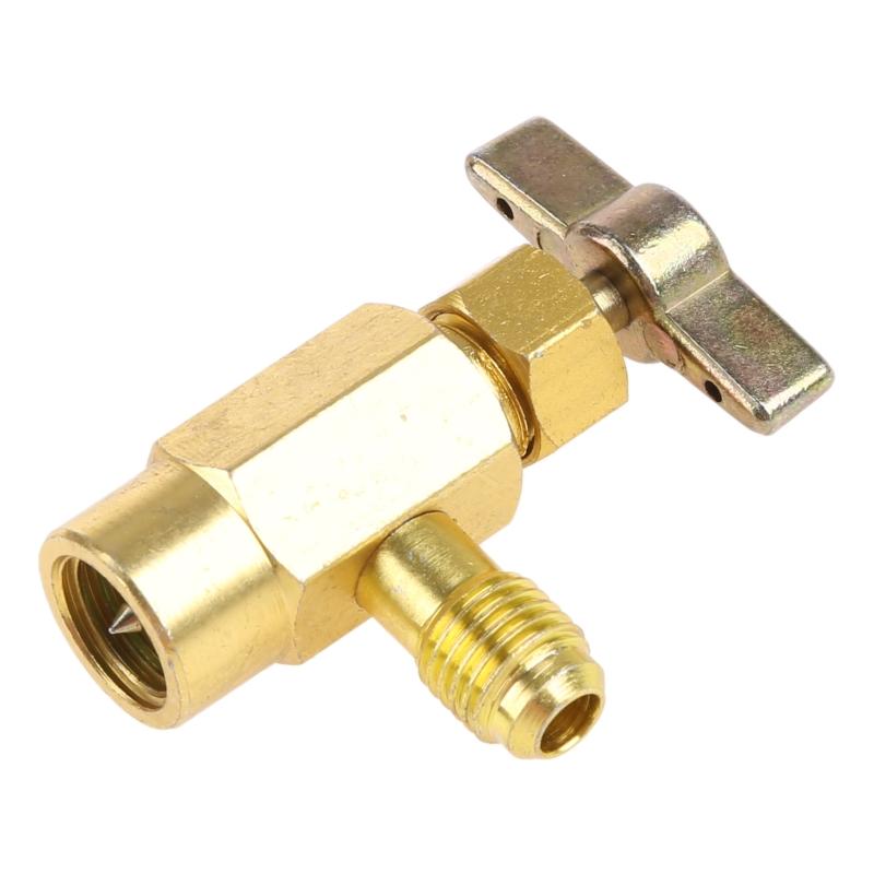1/2" SAE AC Кран-открывашка для баллонов с хладагентом R22 R134a R410A
