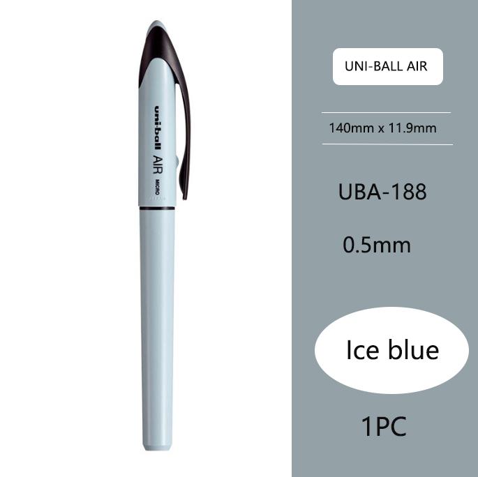 Ручка-роллер UNI Uni-ball UBA188, перо из смолы 0,5/0,7 мм, кисть для каллиграфии, супергладкая, для рукописного текста, подписи, черчения