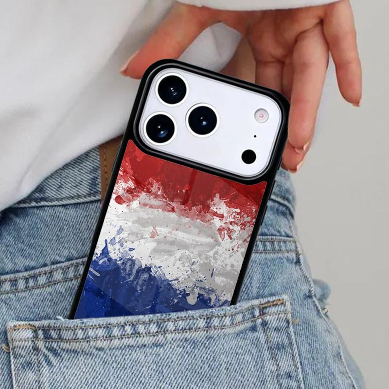 Чехол для телефона с флагом Нидерландов для iPhone 17ProMax 12 13 14 15 16e 17 Pro Max Plus Air Cover