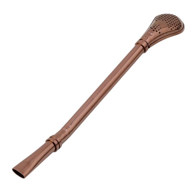 Кухонные принадлежности для питья чая из нержавеющей стали, соломенная тыква, фильтр, ложка, чайные инструменты