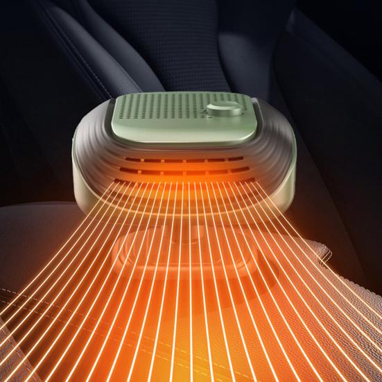 Автомобильный обогреватель, портативный 2-в-1, охлаждающий вентилятор с подогревом, стабильная теплоотдача, многоугольная подача воздуха, автомобильный обогреватель лобового стекла