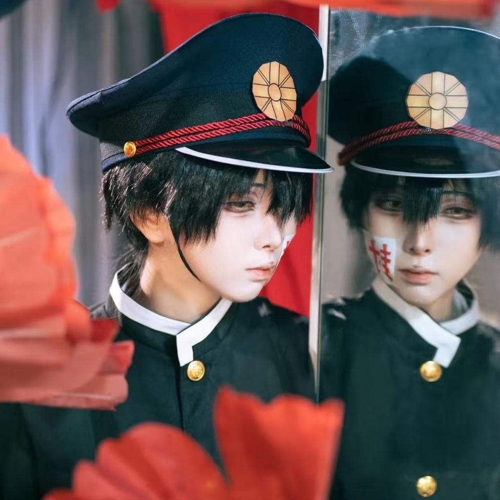 Jibaku Shounen Hanako kun Нэнэ Ясиро Косплей Костюм Парики, Хэллоуин Вечеринка