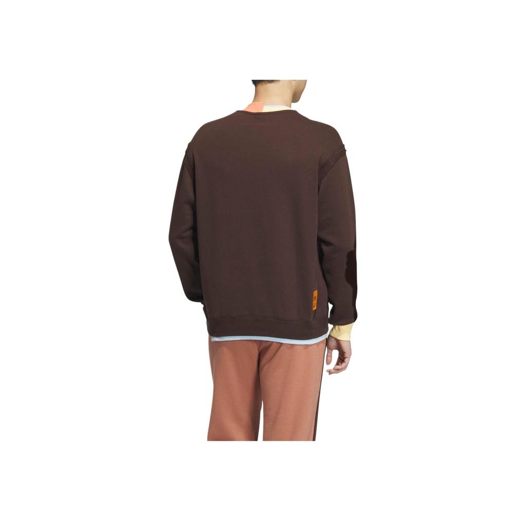 adidas Originals x Melting Sadness Мужская спортивная толстовка с капюшоном Коричневая HY7251