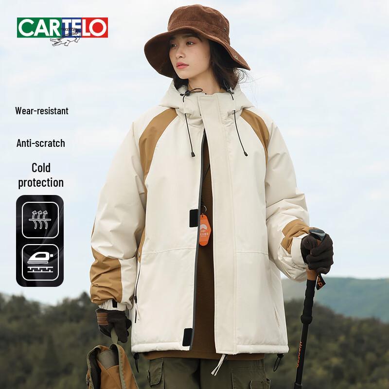 Cartelo Men's Hooded Thickened Winter Puffer Jacket