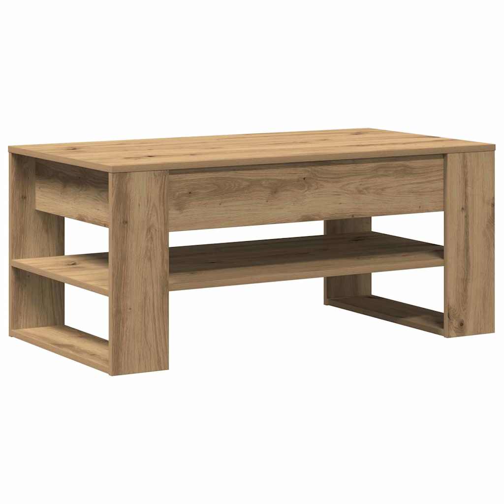 Artisan Oak Coffee Table 102 x 55 x 45 cm Particleboard