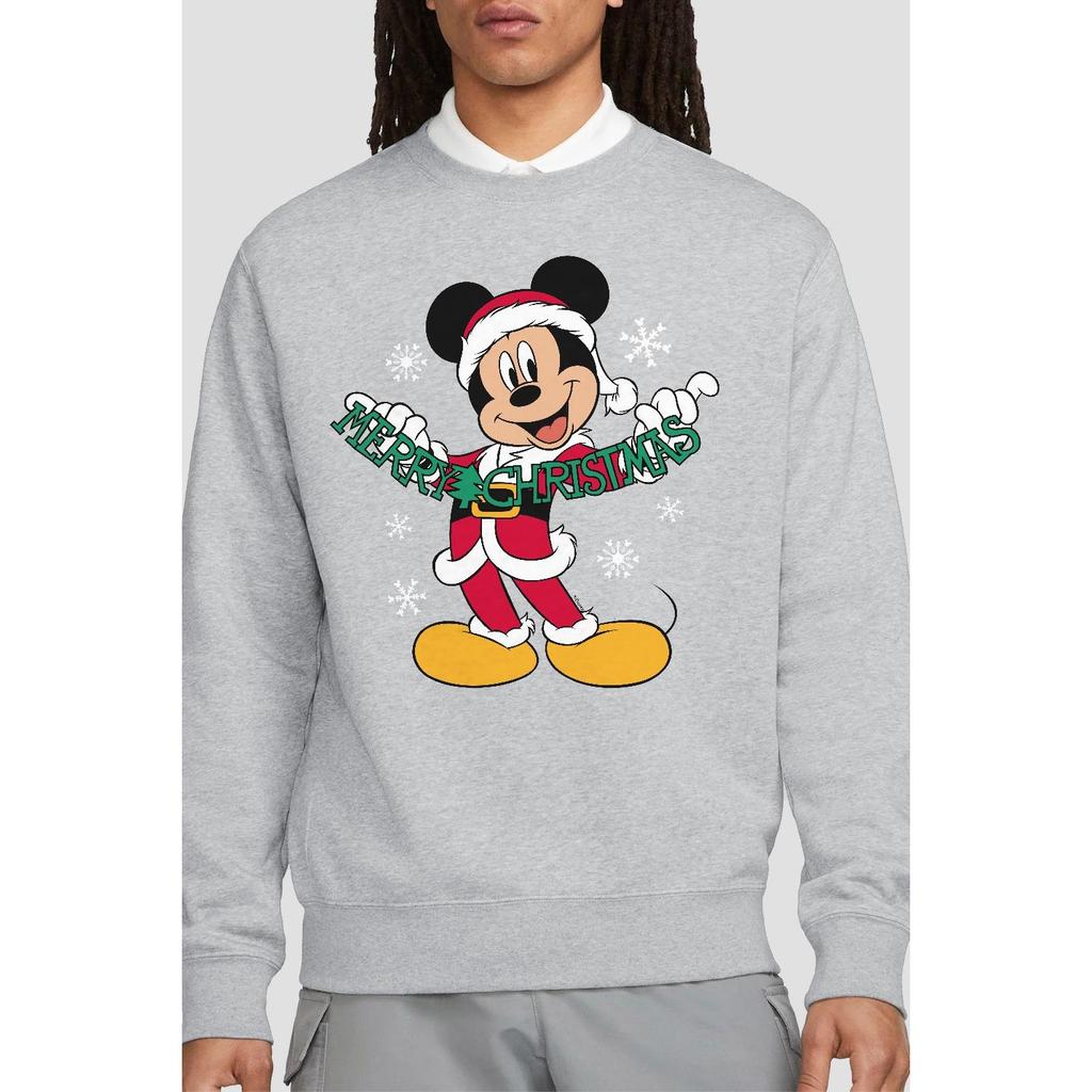 Disney Унисекс Взрослый Свитшот Счастливого Рождества Микки Маус