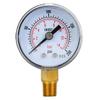 Mechanical Pressure Gauge 18inch BSPT Bottom Connection for Air Oil Water (0200psi 014bar)