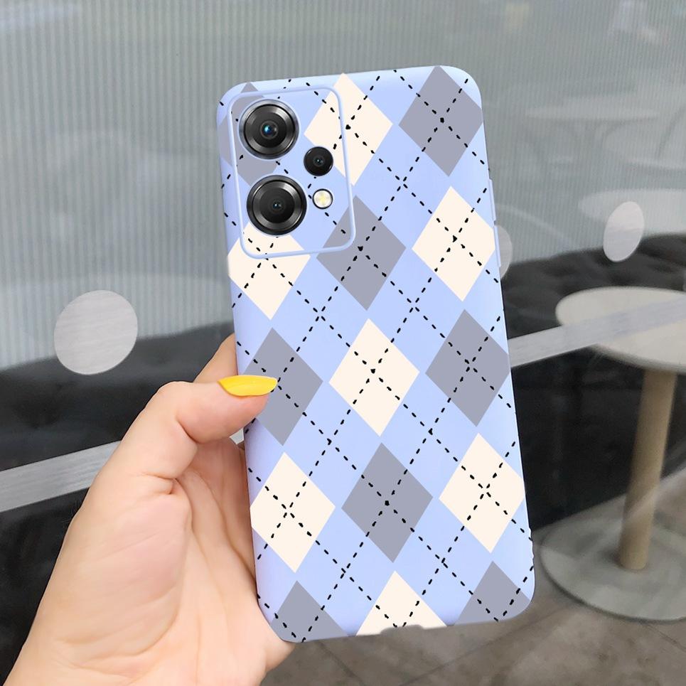 Чехол для телефона One Plus Nord CE 2 Lite Мягкий матовый силиконовый ТПУ задняя крышка для OnePlus Nord CE2 Lite 5G Мобильные чехлы Цветок Capa