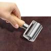 25/60/100mm Press Edge Roller, Leather Craft Glue Laminating Tool Leather Edge Creaser Smoother Steel Iron Roller