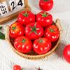 5pcs Handicrafts Simulation Tomato Model Mini Fake Vegetables Props  Party Decor