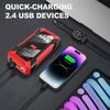 Новый портативный автомобильный пуско-зарядное устройство Power Bank, бустер-зарядка для автомобиля 12В, пусковое устройство для бензиновых и дизельных автомобилей, 600А/1000А/2000А