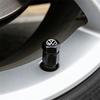 4Pcs Car Styling Wheel Tyre Valve Cap Metal Cover For Volkswagen VW R Caddy GTI Lavida 4MOTION GTD Touran Polo Rline Tiguan Bora