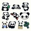 Джибитсы панда panda животное 10 шт аксессуары крокс украшение
