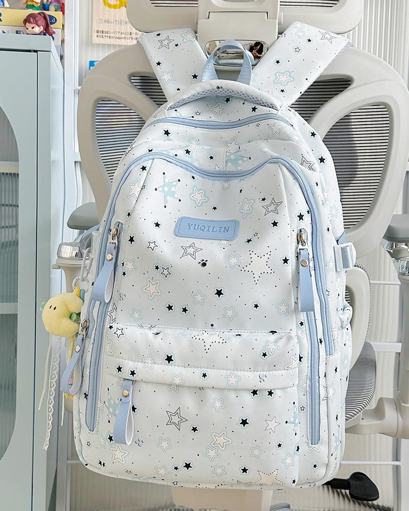 Новый школьный рюкзак имеет высокую ценность, свежий и милый, рюкзак «литературная звезда», легкий рюкзак для весенней прогулки для учеников средней школы