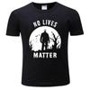Tshirt Men Cotton Tops No Lives Matter Michael Myers Halloween Horror Funny T Shirt Fashion Tee-shirt Man Tee