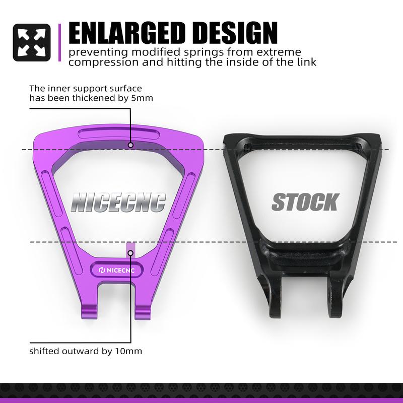 NICECNC For Surron Light Bee X S L1E Reinforced Shock-absorbing Triangle Bracket For Segway X160 X260 Electric Dirt Bike 2024