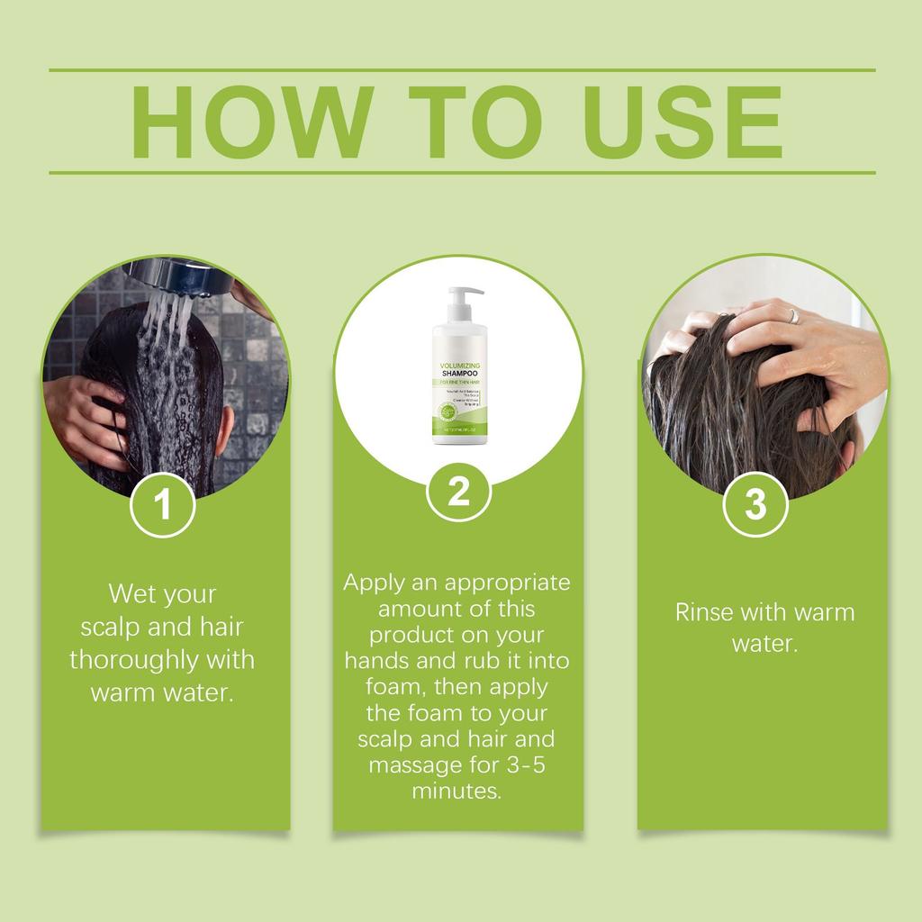 Шампунь-кондиционер для придания объема питает, увлажняет, смягчает, очищает, увлажняет и кондиционирует кожу головы