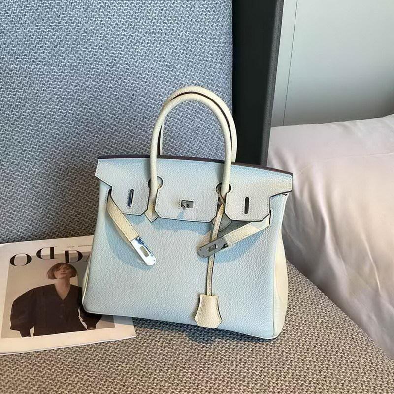 Первый слой коровья кожа того matching colors 25-30 см платиновая сумка (H01-BK)