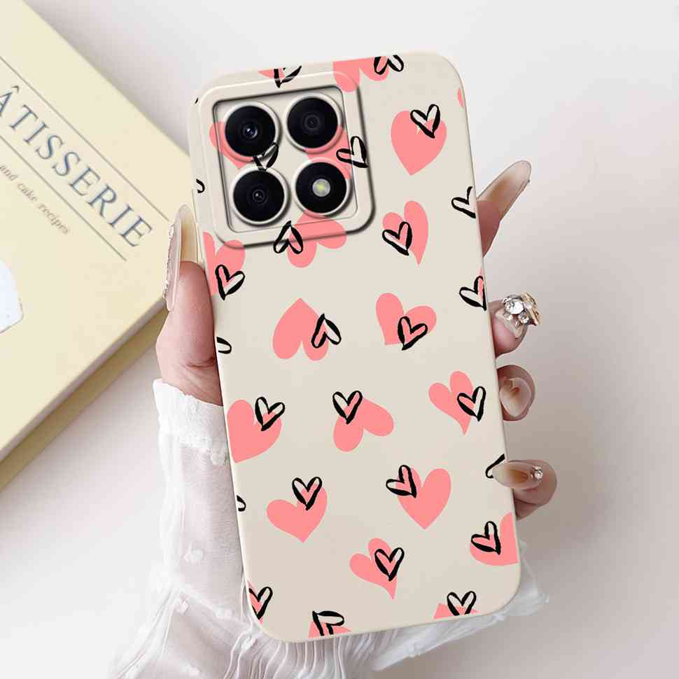 For Honor X8a 4G CRT-LX1 Case Cute Butterfly Luxury Flower Soft Silicone Cover For Huawei HonorX8a X8A CRT-LX2 6.7" Bumper Shell