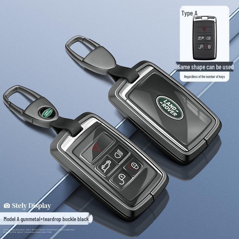Чехол для ключа Land Rover: Алюминиевый корпус для Range Rover Sport, Velar, Evoque, Discovery, Freelander.