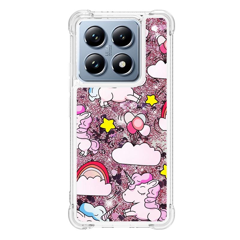 14T Pro Чехол для Fundas Xiaomi 14T Pro Чехол Bling Glitter Dynamic Liquid Чехол для Xiomi Xiaomi14T 14TPro Чехлы для телефонов Fundas