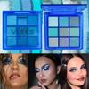 Blue 9-color Eye Shadow Is Sweat-proof Waterproof and Not Easy To Fade High-quality  Blue Makeup Cos Color Makeup