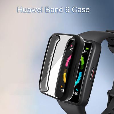 Чехол для часов Huawei Band 6, мягкий защитный чехол из ТПУ с гальваническим покрытием для HUAWEI Honor Band 6 6pro, защитные чехлы на весь экран