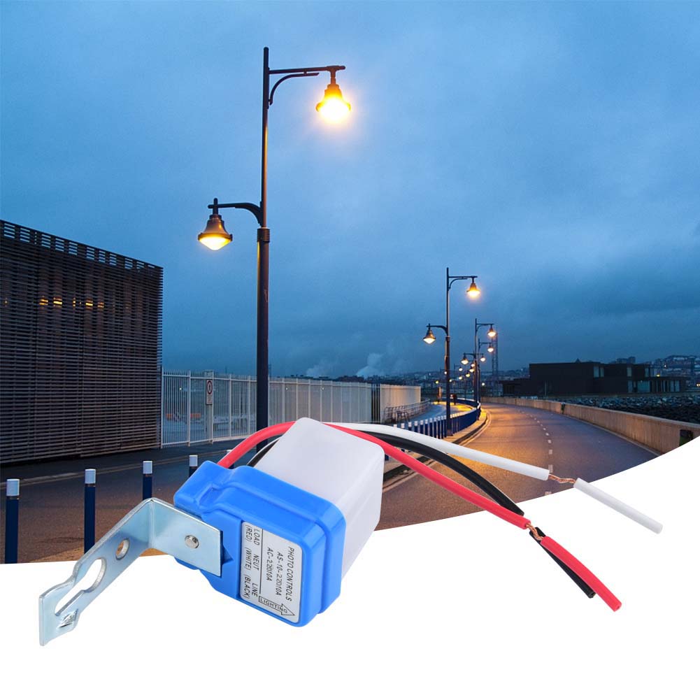 Auto On Off Automatic Switch Street Light Switch Light Control Sensor AC 12V 24V 110V 220V 10A