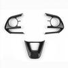 Carbon Fiber Steering Wheel Frame Trim For Toyota Corolla Cross -2025