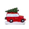 Новый рождественский светящийся пикап автомобиль рождественский орнамент со светящейся смолой ремесла подарочный орнамент