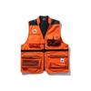 Li Ning X Tide Collaboration Badfive Anti-Five Series Multi-Pocket Casual Sports Cotton Vest Men Vest Orange AMMP027-1