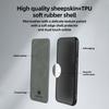 ANNYOJO For iPhone 15 Case Bump Proof PU Leather+PC+TPU Phone Cover