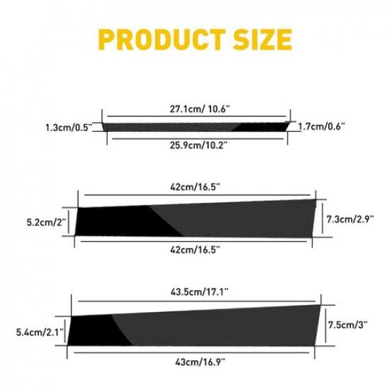 Black Pillar Posts For Toyota 14-18 Corolla Door Trim Cover Kit Car Accessories