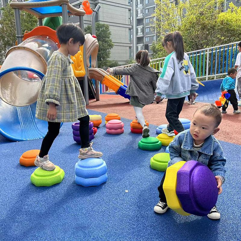 Детская игрушка-балансир, ступеньки, укладочные камни, на открытом воздухе, в помещении, забавные сенсорные игрушки, игры для детей с аутизмом, спортивная игрушка для детей